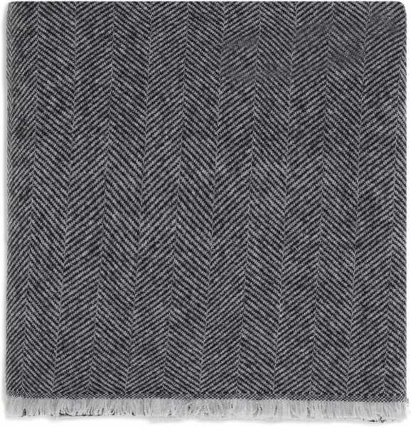 Esarfe Brunello Cucinelli Cashmere Scarf ANTRACITEGRIGIO Femei (BM 19476254) 2