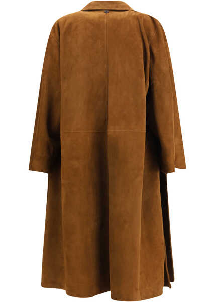 Paltoane THE ROW Serenis Coat RUSSET Femei (BM 19476257) 2