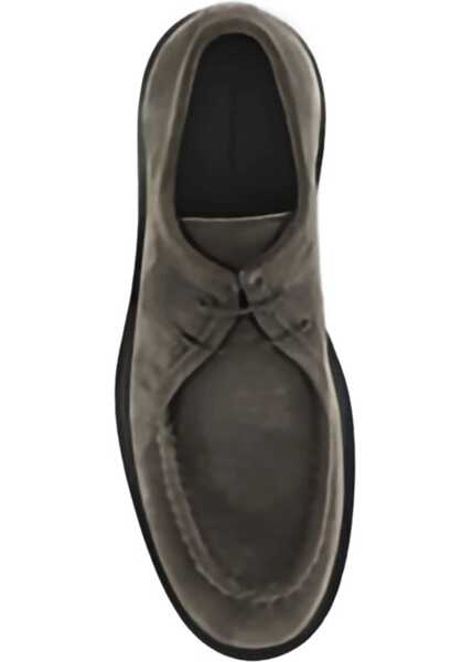 Bocanci casual KITON Suede Lace-Up Shoes TESTA MORO Barbati (BM 19476263) 4