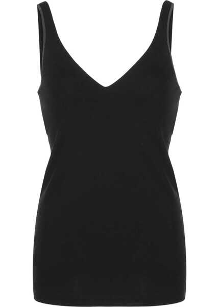 Topuri Brunello Cucinelli Top with embellishments NERO Femei (BM 19476272) 1