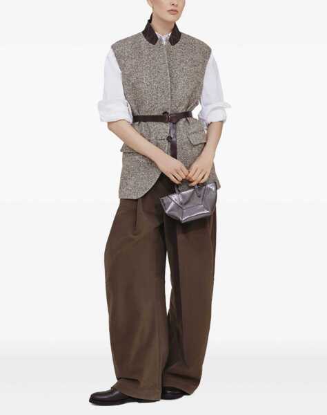 Camasi casual Brunello Cucinelli Cotton poplin Shirt BIANCO Femei (BM 19476281) 2