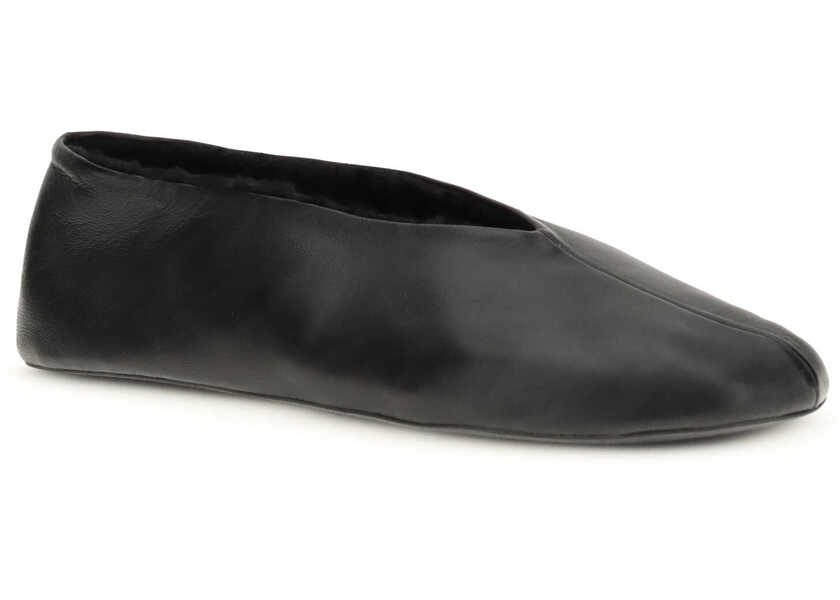 Balerini THE ROW Stella Ballerinas BLACK Femei (BM 19476305) 2