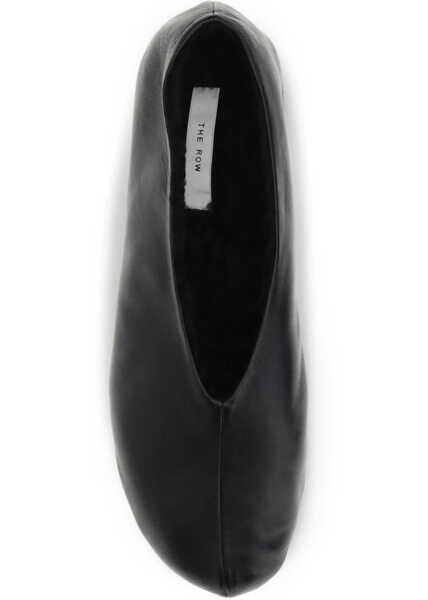 Balerini THE ROW Stella Ballerinas BLACK Femei (BM 19476305) 4