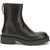 THE ROW Nobilis Practical Boots in polished calf leather LACQUER BROWN