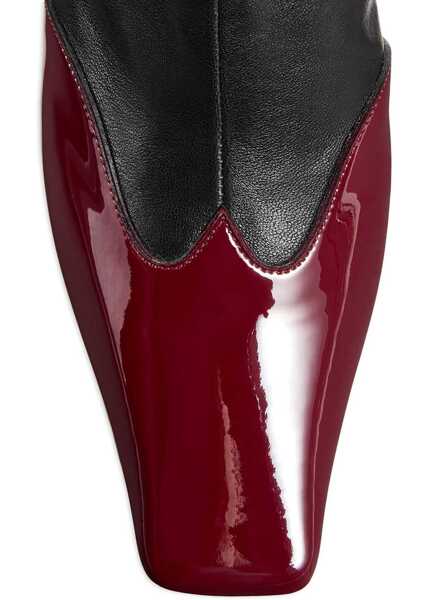 Bocanci casual Khaite Nevada Ankle Boots BLACK/OXBLOOD Femei (BM 19476323) 4