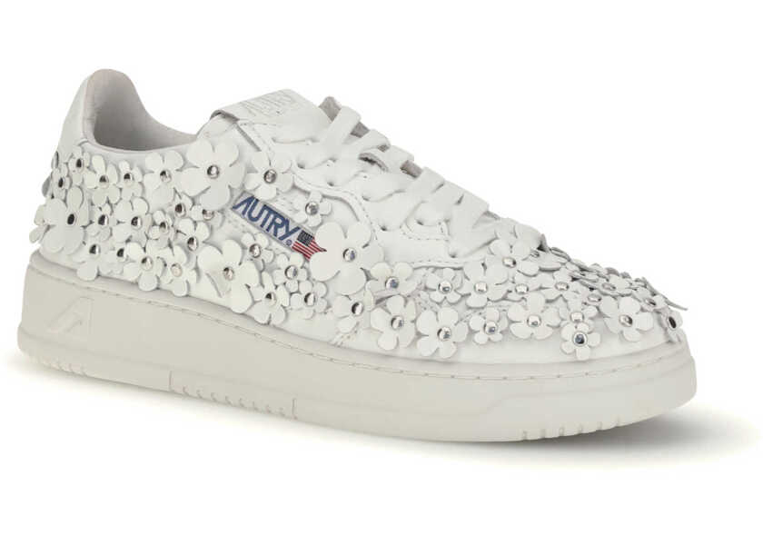 Sneakers AUTRY Blooming Medalist Sneakers WHT Femei (BM 19476335) 2