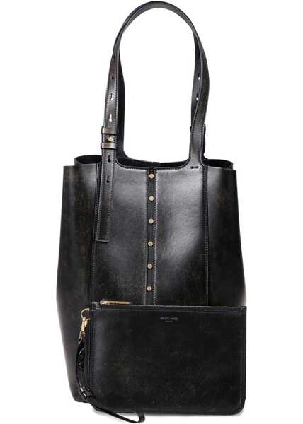 Genti de umar Golden Goose Leather shopper 24/7 Black Femei (BM 19476380) 4