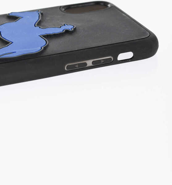 Huse mobil & tablete DSQUARED2 Iphone X Case With Embossed Detail Black Barbati (BM 19476395) 3