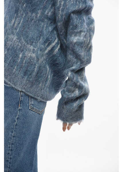 Pulovere GENNY Oversized V-Neck Sweater Blue Femei (BM 19476398) 2