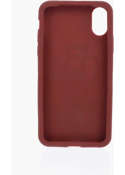 Huse mobil & tablete DSQUARED2 Silicone Iphone X Case With Embossed Monogram Red Barbati (BM 19476407) 2