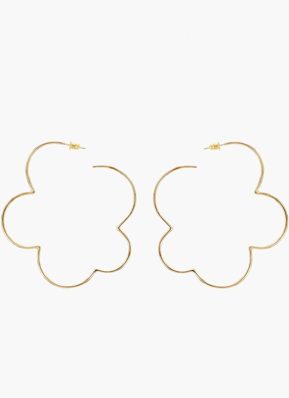Cercei SIMONE ROCHA Golden Effect Metal Earrings With Floral Design Gold Femei (BM 19476410) 1