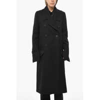 Paltoane Porterville Double-Breasted Officier Twill Wool Coat Femei