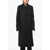 Rick Owens Porterville Double-Breasted Officier Twill Wool Coat Black