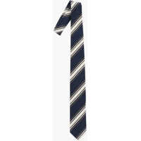 Cravate Regimental Striped Cotton And Silk Tie Barbati