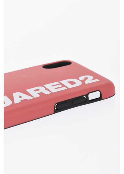Huse mobil & tablete DSQUARED2 Lettering Logo Iphone X Cover Red Barbati (BM 19476419) 3