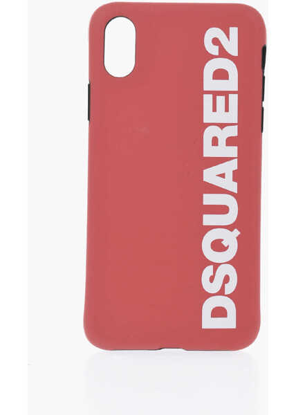 Huse mobil & tablete DSQUARED2 Lettering Logo Iphone X Cover Red Barbati (BM 19476419) 1