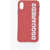 DSQUARED2 Lettering Logo Iphone X Cover Red