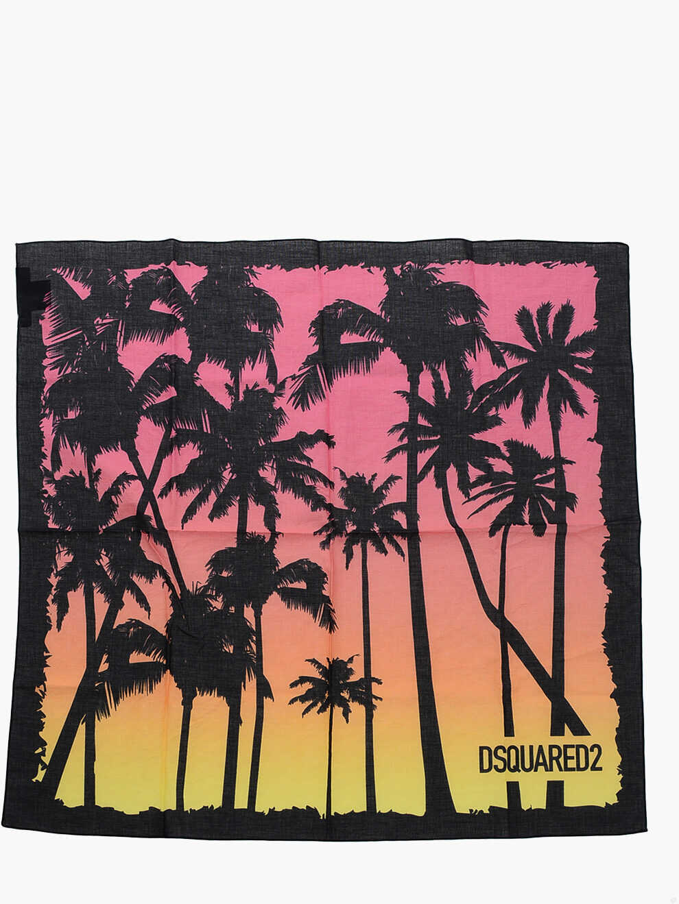 Esarfe DSQUARED2 Printed Cotton Palm Bandana Multicolor Barbati (BM 19476431) 1