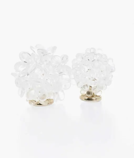 Cercei SIMONE ROCHA Single Magnetic Earring With Floral Design White Femei (BM 19476434) 2