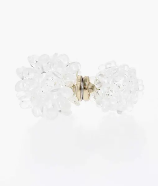 Cercei SIMONE ROCHA Single Magnetic Earring With Floral Design White Femei (BM 19476434) 1