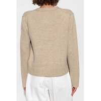 Cardigane Tory Burch Dama - Cardigane Tory Burch Wool Cardigan With Silver Effect Buttons Beige Femei (BM 19476458) - B-mall.ro