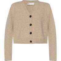 Cardigane Wool Cardigan With Silver Effect Buttons Femei