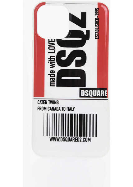 Huse mobil & tablete DSQUARED2 Iphone 11 Pro Barrcode Case White Barbati (BM 19476464) 1