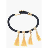 Bratari Rope Bracelet With Golden Metal Details And Tassels Femei