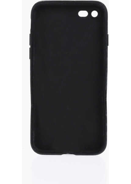 Huse mobil & tablete DSQUARED2 Iphone 7 Case With All-Over Logo Black & White Barbati (BM 19476482) 2