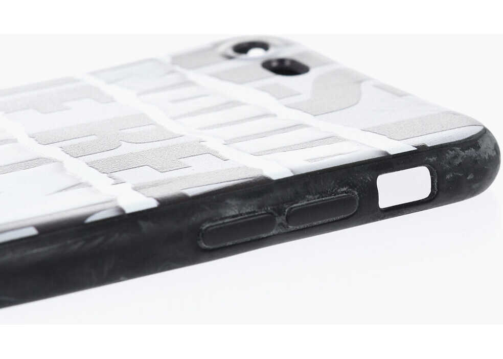 Huse mobil & tablete DSQUARED2 Iphone 7 Case With All-Over Logo Black & White Barbati (BM 19476482) 3