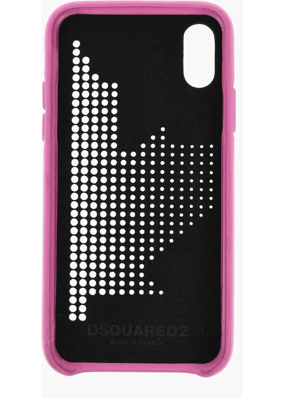 Huse mobil & tablete DSQUARED2 Iphone X Case With Perforated Detail Pink Femei (BM 19476488) 2