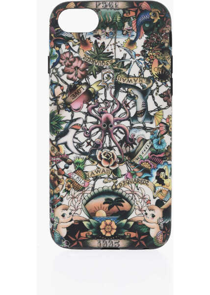 Huse mobil & tablete DSQUARED2 Iphone 8 Plus Tattooed Case Multicolor Barbati (BM 19476497) 1