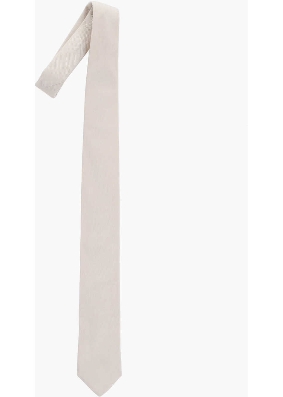 Cravate CORNELIANI Code Solid Color Silk Tie Beige Barbati (BM 19476500) 1