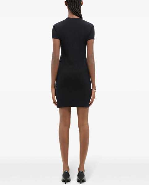 Rochii scurte COURRGES Two-Tone A-Line Mini Dress Black Femei (BM 19476515) 4