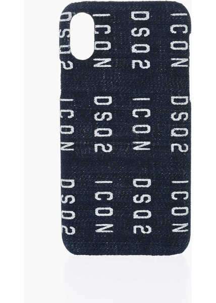 Huse mobil & tablete DSQUARED2 Denim Icon Iphone X Case Blue Barbati (BM 19476584) 1