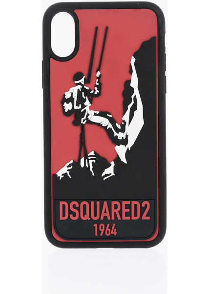 Huse mobil & tablete DSQUARED2 Silicone Hiker Iphone X Case Red Barbati (BM 19476593) 1