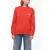 MSGM Cotton Crew-Neck Sweatshirt With Embroidery Logo Red