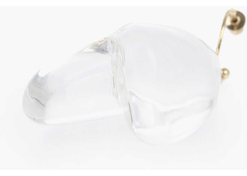 Cercei SIMONE ROCHA Single Earring With See-Through Heart-Shaped Pendant White Femei (BM 19476608) 3