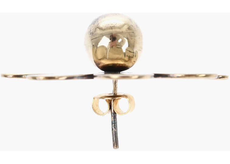 Cercei SIMONE ROCHA Golden Effect Metal Earrings With Floral Design Gold Femei (BM 19476650) 3