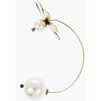 Cercei SIMONE ROCHA Metal Single Earring With Pearls