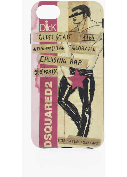 Huse mobil & tablete DSQUARED2 Cover Guest Star Per Iphone 8 Plus Multicolor Barbati (BM 19476662) 1