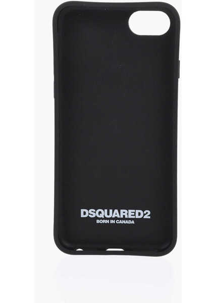 Huse mobil & tablete DSQUARED2 Logoed Flash Iphone 8 Plus Case Black Barbati (BM 19476665) 2