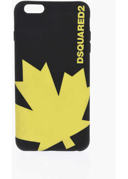 Huse mobil & tablete DSQUARED2 Iphone 7 Plus Leaf Case Black Femei (BM 19476689) 1