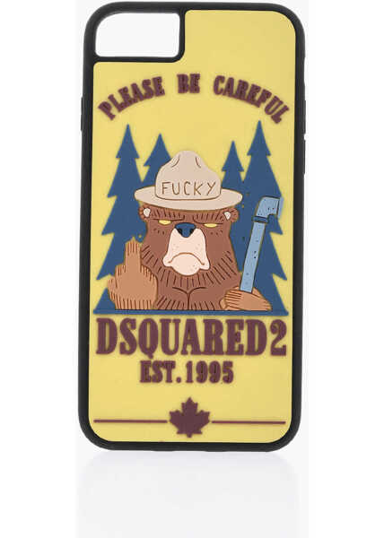 Huse mobil & tablete DSQUARED2 Silicone Angry Bear Iphone 8 Plus Case Multicolor Barbati (BM 19476698) 1