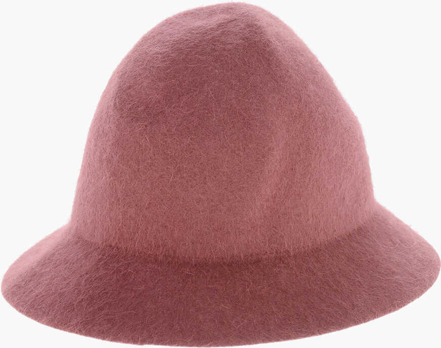 Caciuli DSQUARED2 Felt Cloche Hat With Metal Detail Pink Barbati (BM 19476701) 2