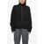 Ermanno Scervino Lace Full Zip Bomber Jacket Black