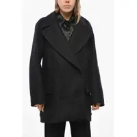 Paltoane Double-Breasted Randia Coat With Covered Buttons Femei