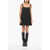 WARDROBE.NYC Bare Back Flared Minidress Black