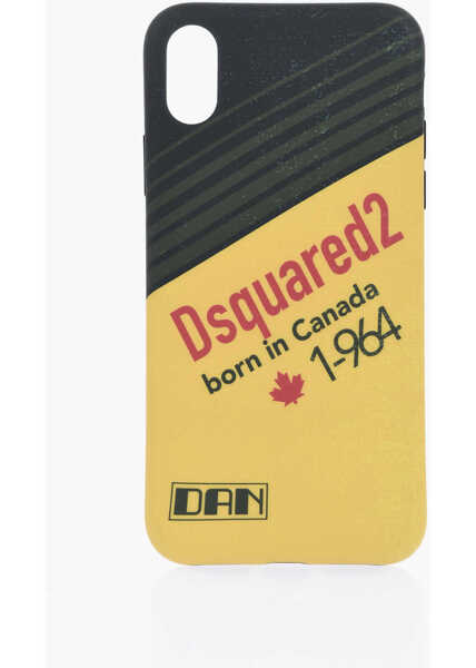 Huse mobil & tablete DSQUARED2 Logoed 1964 Iphone X Case Yellow Barbati (BM 19476809) 1
