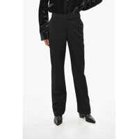 Pantaloni office Stretch Wool Slim Fit Pants Femei